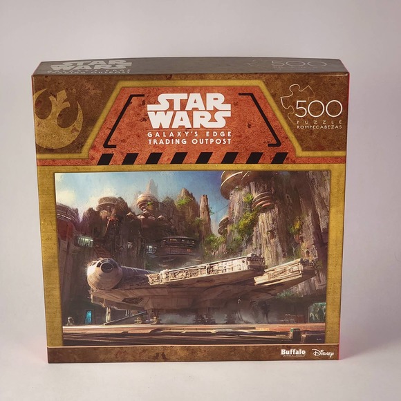 Buffalo Games Other - Buffalo Games Star Wars Galaxy's Edge Trading Post 500 Piece Jigsaw Puzzle NEW